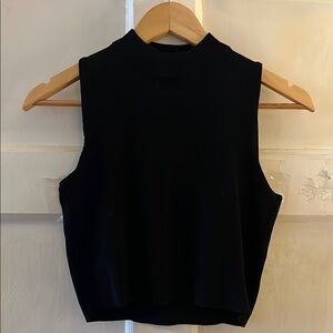 Black Sleeveless Women's Top
